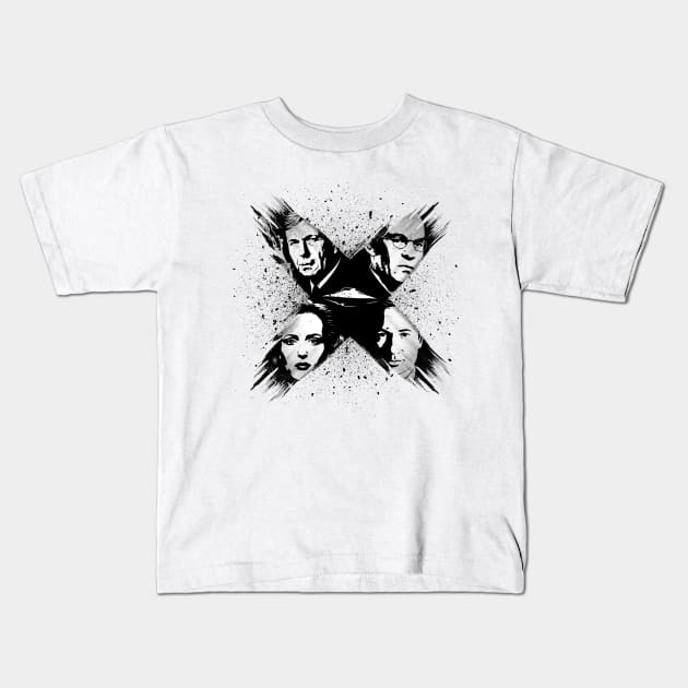 X-files white Kids T-Shirt by albertocubatas